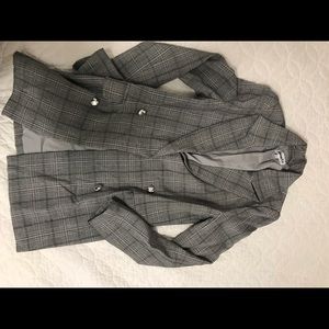 Revolve about us plaid blazer xs